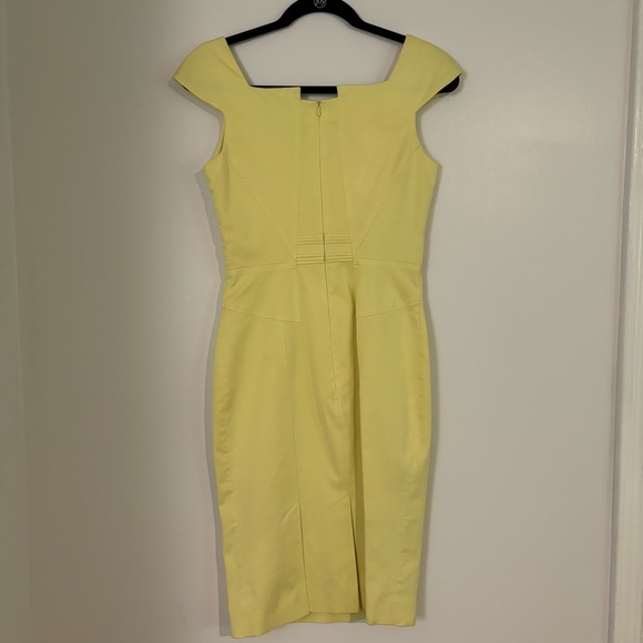 Karen Millen Yellow Cocktail Dress - Picture 4 of 6